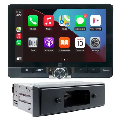 AutoMeter Autometer Dashplay Connected Car Experience Single Din 8 Android Auto Apple Car Play - 9125