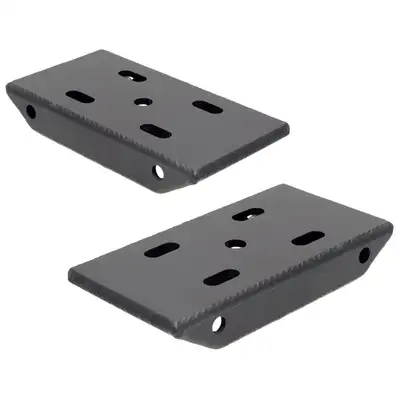 aFe Power HD Leaf Spring Plates For Use w/2 1/2 Inch Springs 76-86 CJ 87-95 Wrangler YJ Front Or Rear Pair RockJock 4x4