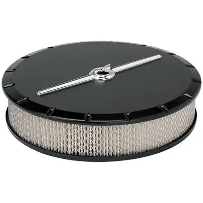 Billet Specialties 14in Air Cleaner Strmlne Black