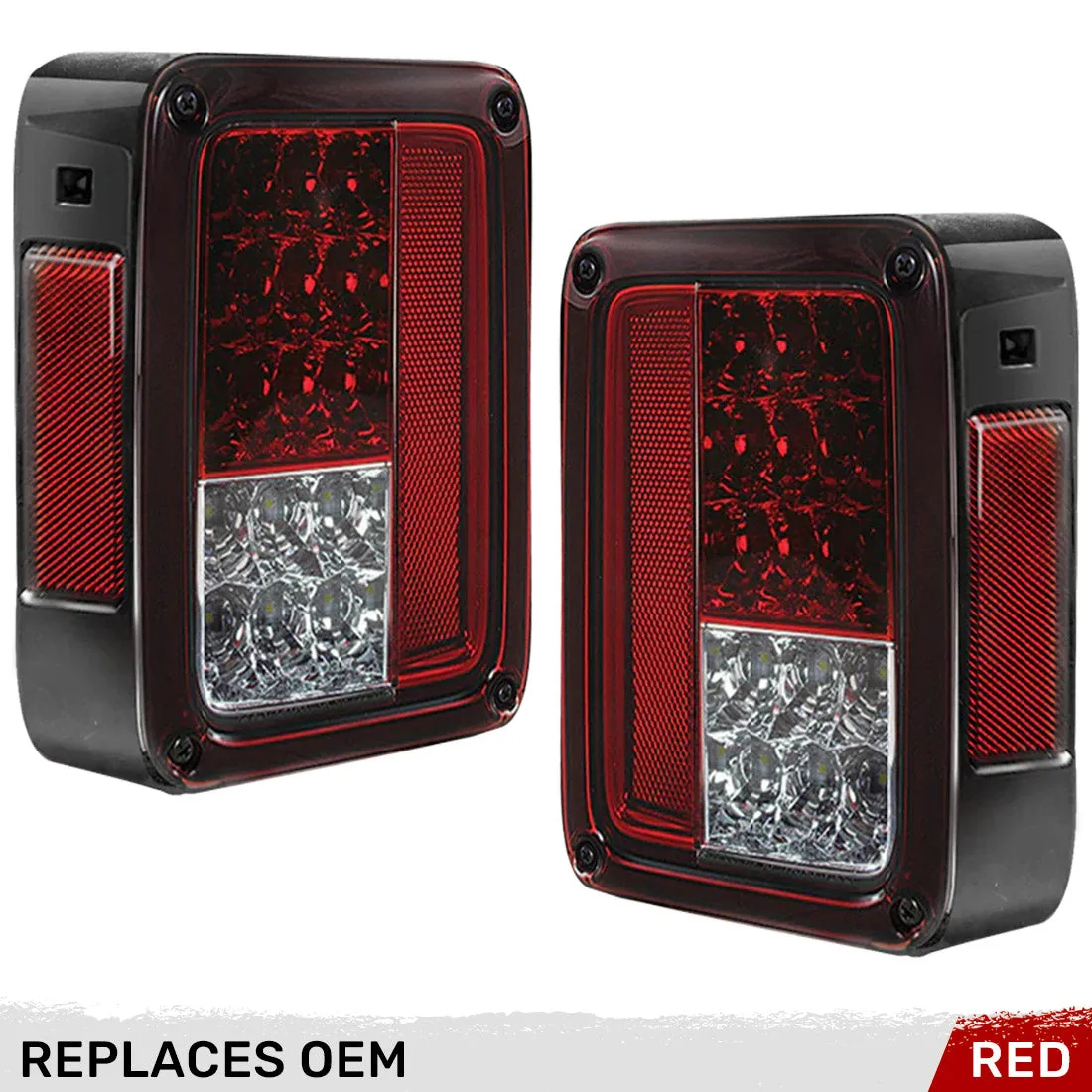 0718 JK Wrangler LED Taillightsred Lens Driver/Passenger product image