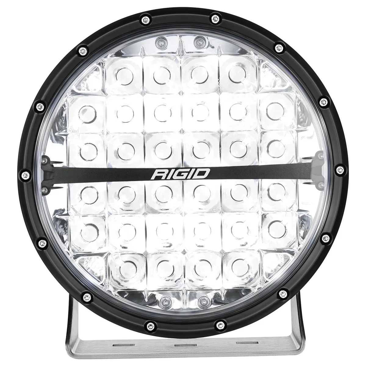 Rigid 360-Series 9 Inch Round LED Off-Road Spot Beam Pattern For Moderate Speed (20-50 Mph) And Rgbw Backlight Single product image