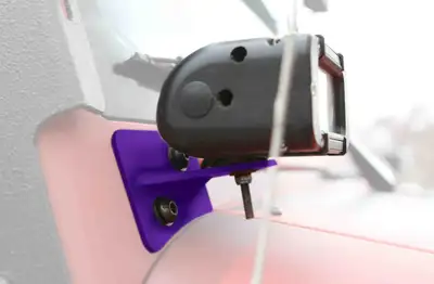 Steinjager Exterior Accessories 2007-2018 Light Mounts Lower Windshield Sinbad Purple