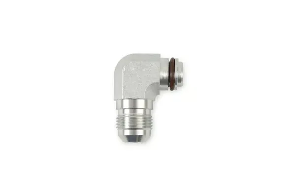 Earl's Remote Reservoir Adapter Kit for Saginaw Type II Power Steering Pumps Includes -10 AN Reservoir Fitting, Flow Valve, Retaining Bracket, -6 AN Banjo Pressure Fitting, and Banjo Bolt with Crush Washers product image