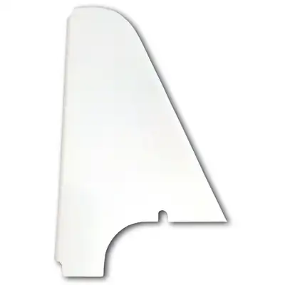 Triple X Race Components LH Arm Guard Sprint Car White Non-Safety Cage