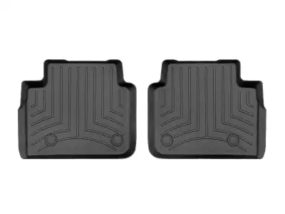 Weathertech FloorLiner™ DigitalFit®; Black; Rear; 2 Pieces;