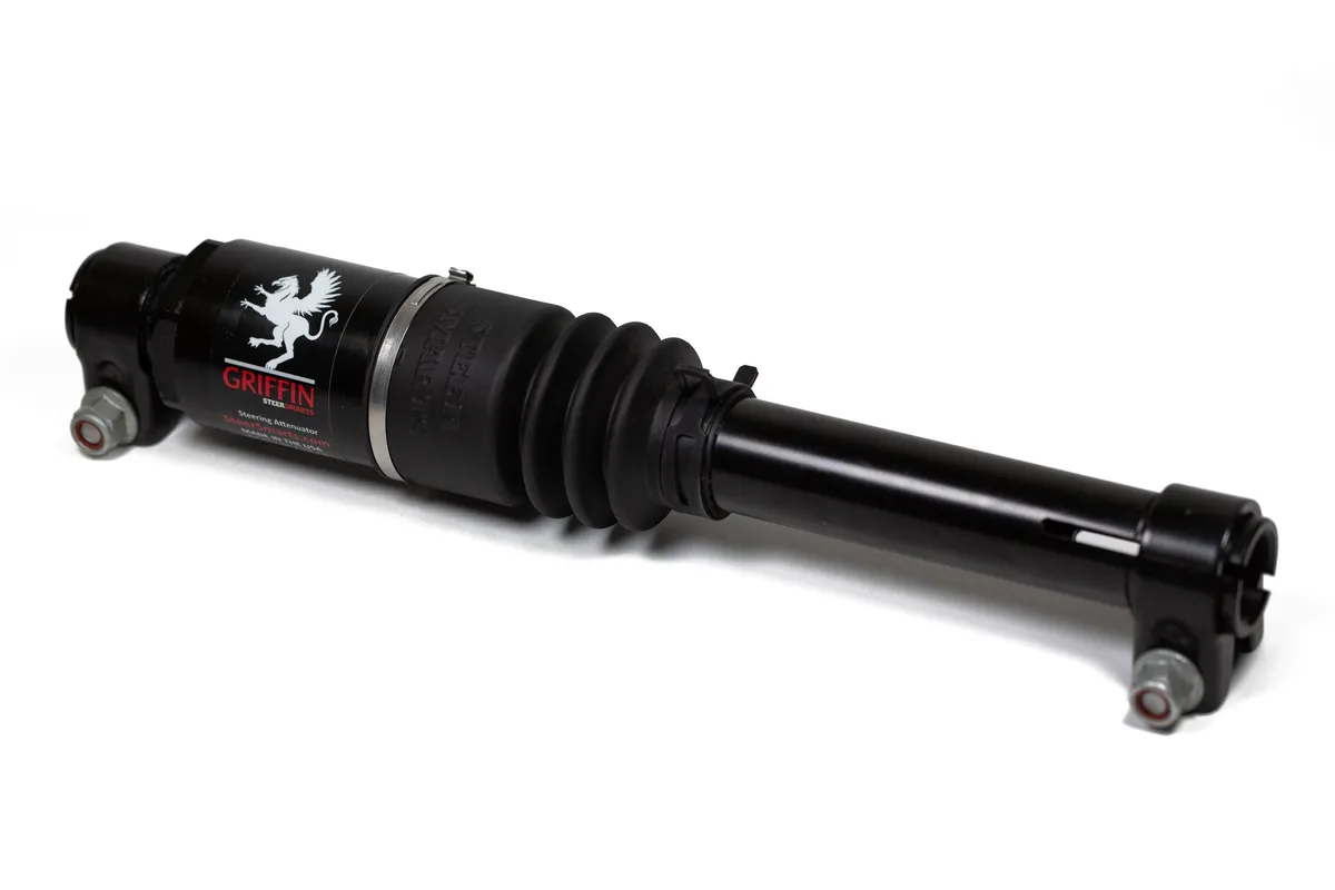 Jeep Steering Attenuator Upgrade for XD Drag Links Griffin XD For 07-24 Wrangler JK/JL, Gladiator Black Bellow Steer Smarts product image