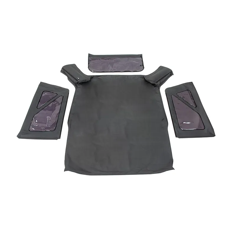 Jeep JK Replacement Soft Top Tinted Windows For 07-09 Wrangler JK 2 Door Black Diamond King 4WD product image