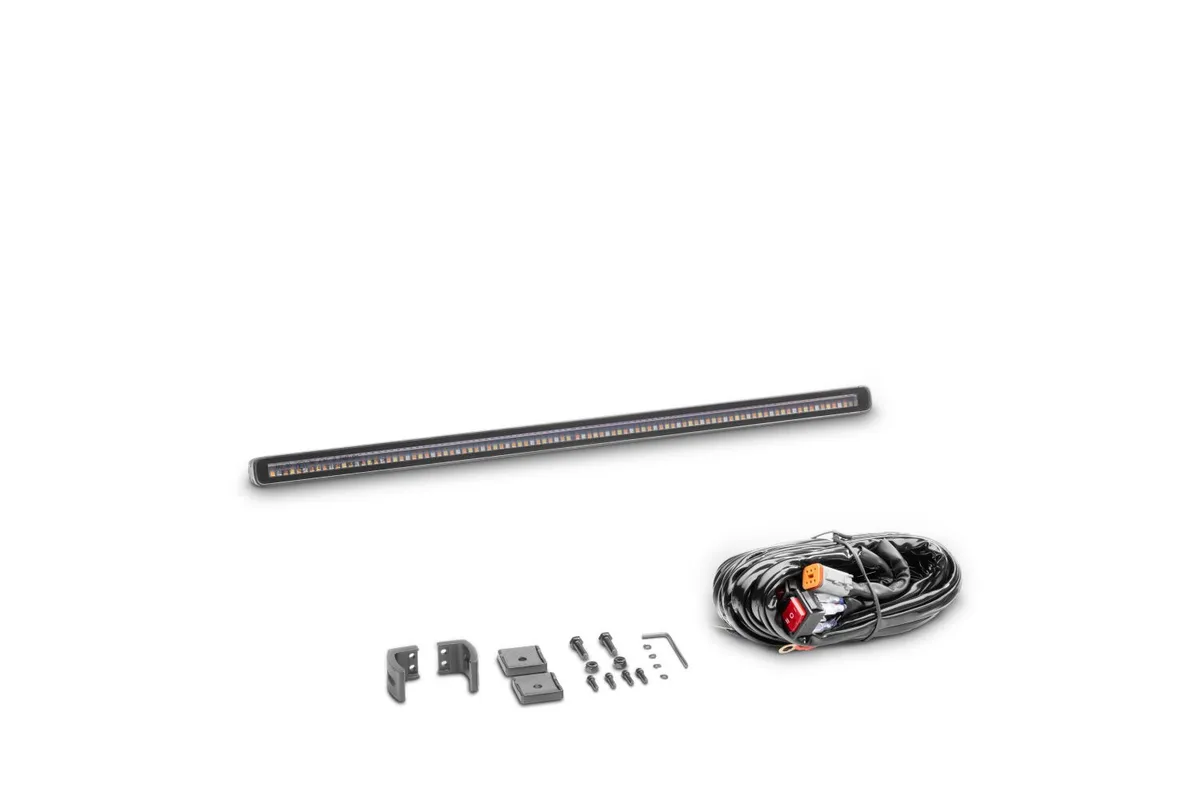 Go Rhino Go Rhino 750002014CBS Flash Series - 20 Multi-Function Slim LED Light Bar - White/Amber/Red