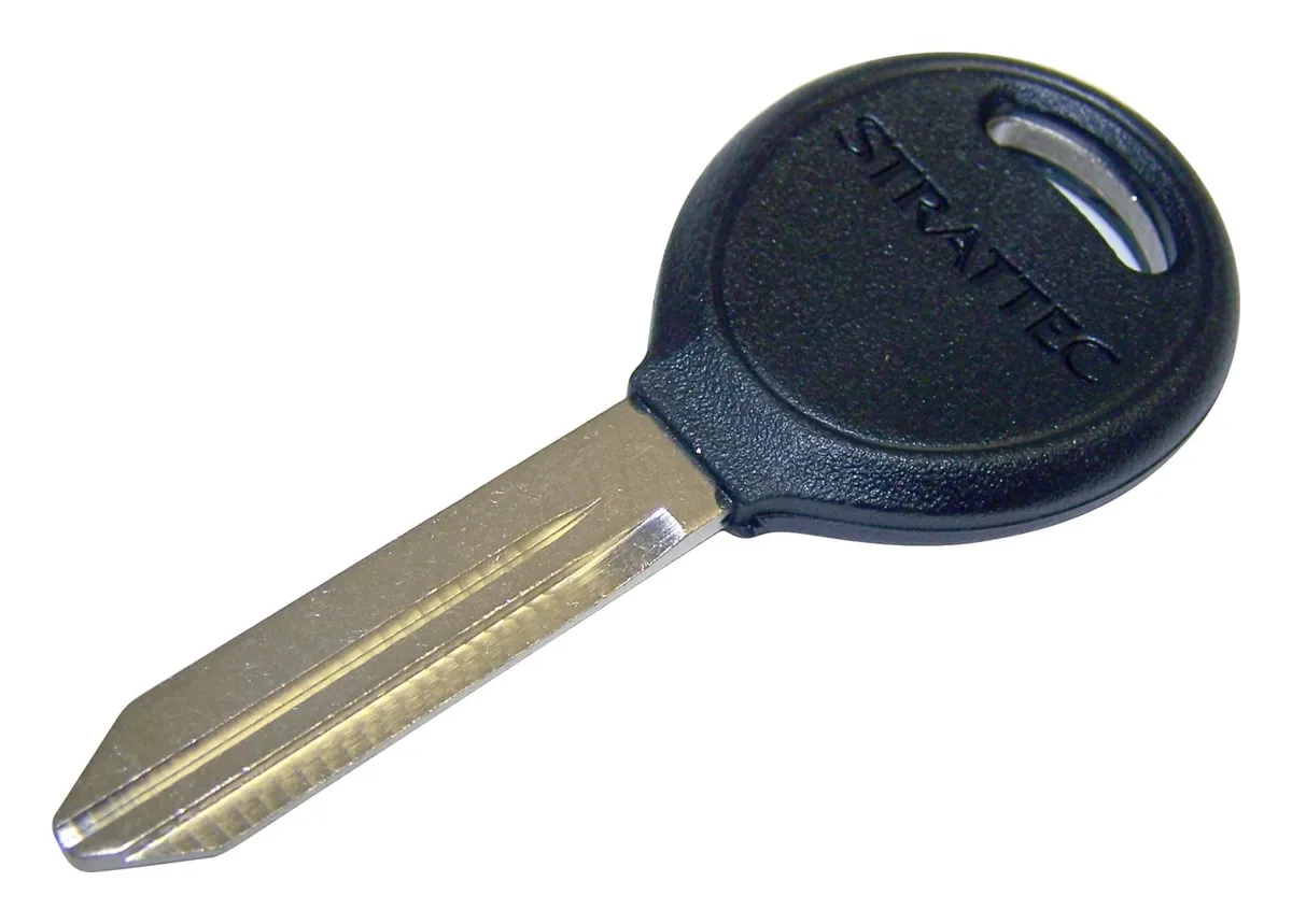 2001-2001 Cherokee XJ Master key; Non-transponder type 2002-2004 Liberty KJ Master key; Non-transponder type 2001-2006 Wrangler TJ Master key; Non-transponder type product image
