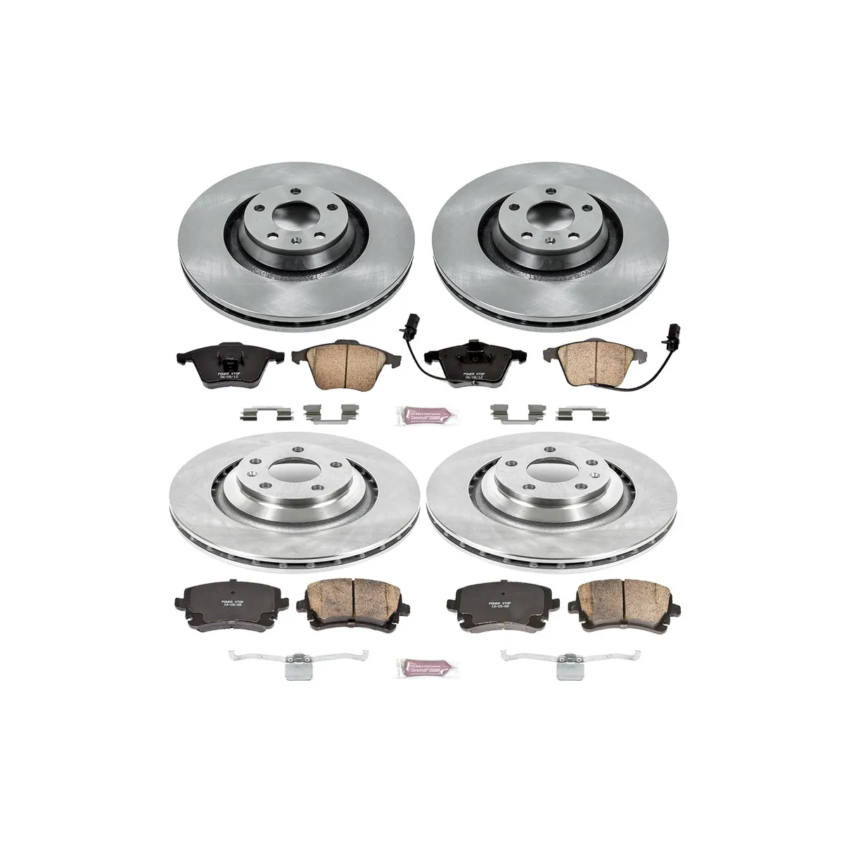 Z17 Direct Replacement Kit: Rotors; Ceramic Pads W/Hardware product image