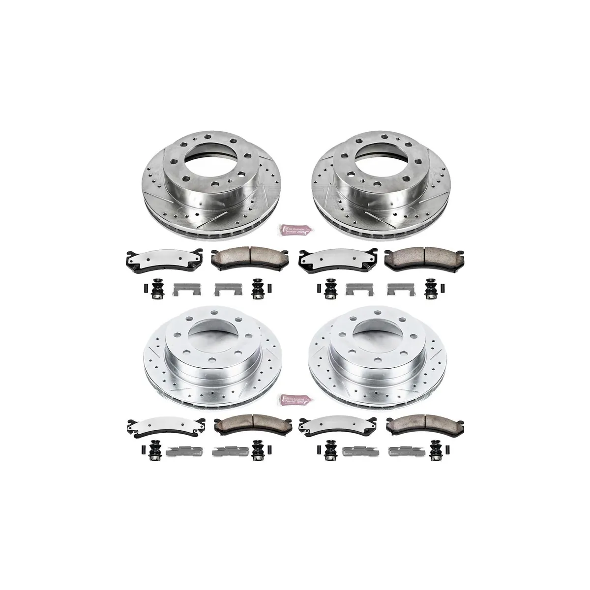 Z36 Truck/Tow Upgrade Kit: Drilled/Slotted Rotors; Carbon-Fiber Ceramic Pads W/Hardware product image