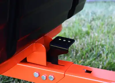 Agri-Fab Agrifab Utility Poly Swivel Cart 12in Orange/Black