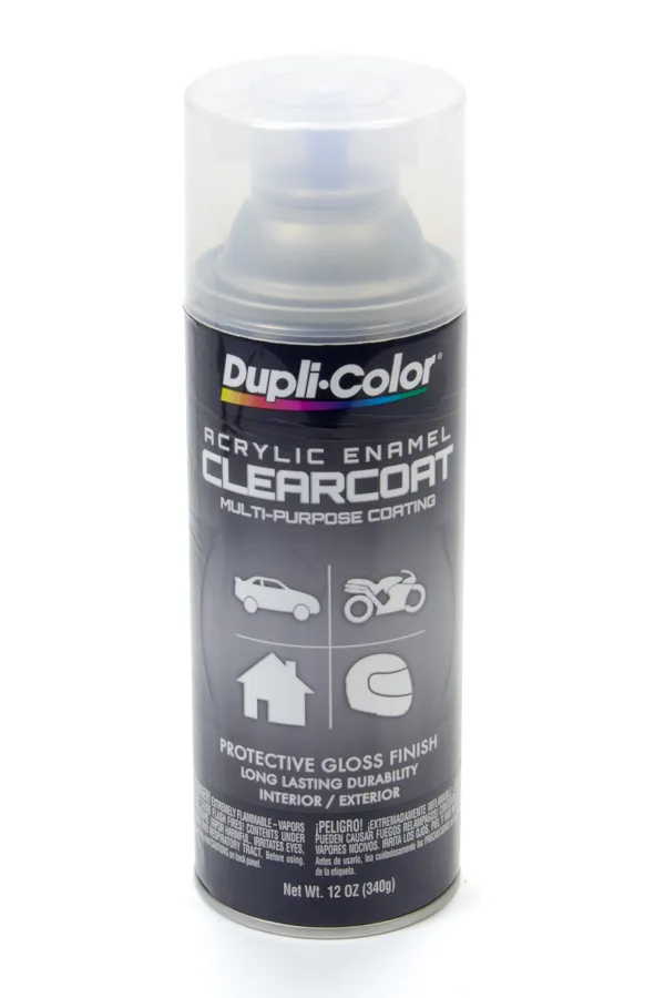 Dupli-Color Premium Enamel; Crystal Clear; 12 Oz. Aerosol