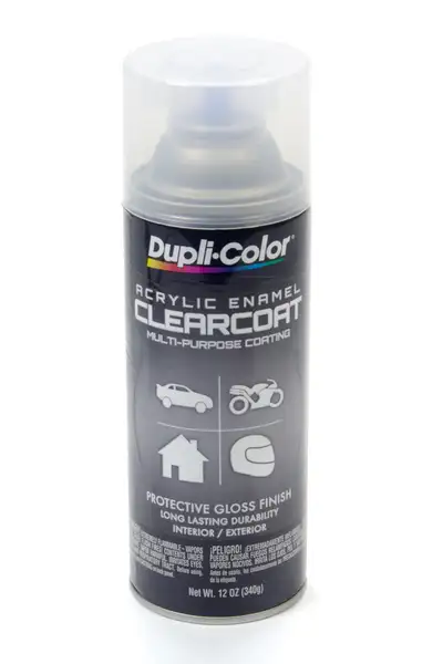 Dupli-Color Premium Enamel; Crystal Clear; 12 Oz. Aerosol