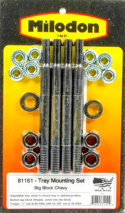 Milodon Bbc Tray Install Kit