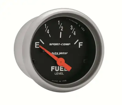 AutoMeter Gauge, Fuel Level, 2 1/16", 0OE to 90OF, Elec, Sport-Comp