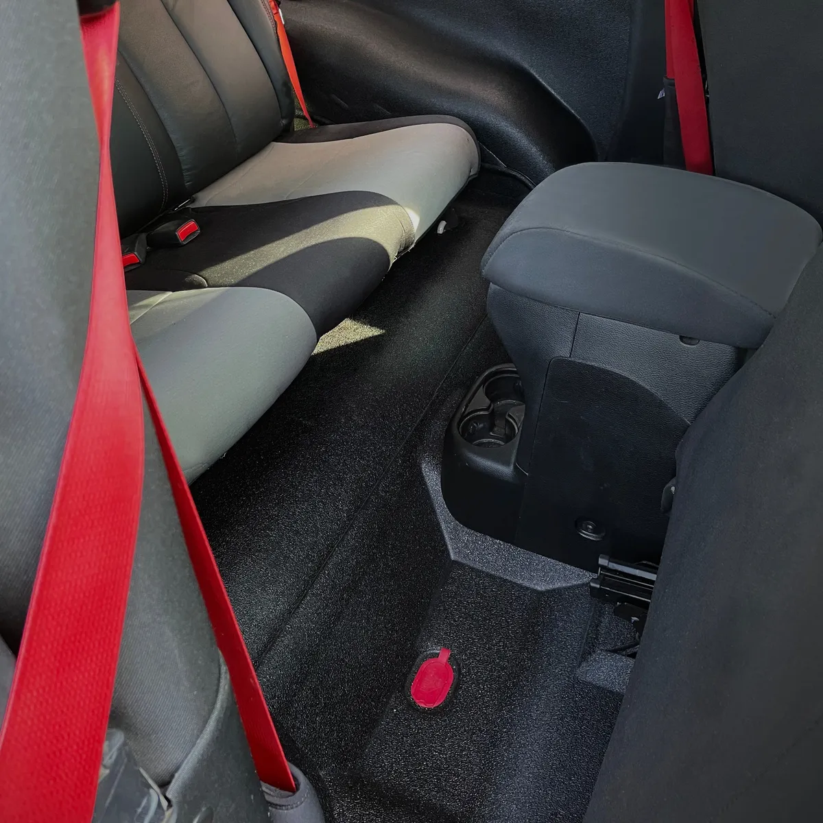 11-18 Wrangler JK 2dr full vehicle kit front and rear flooring cargo mat wheelhouse covers (l/r) seatback cover mesa smoke product image