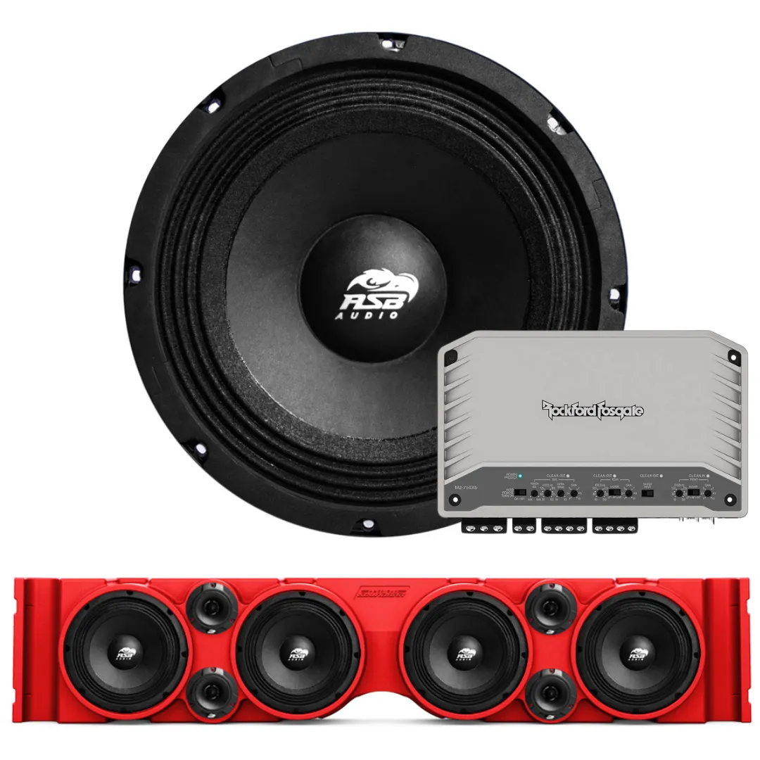TJ/YJ American SoundBar Package (Red) product image