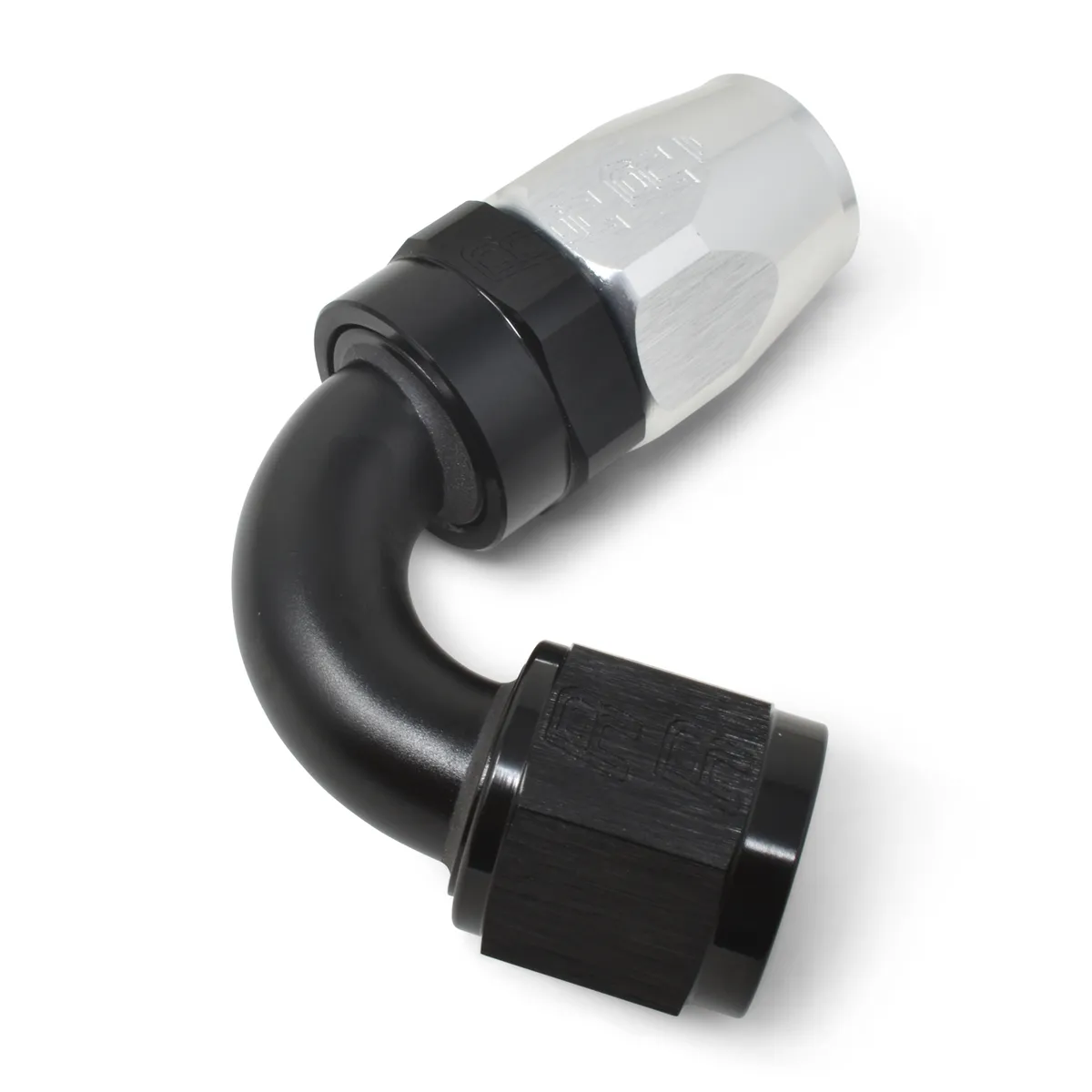6AN 120Deg Swivel Tight Radius CLR/BLK product image
