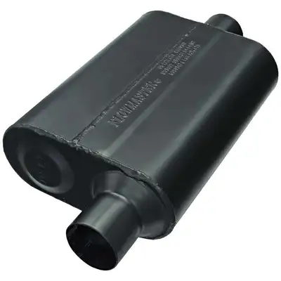 Flowmaster Super 44 Series Muffler 2.50in IN (O) / OUT (C): ea 16 Gauge Aluminized Steel