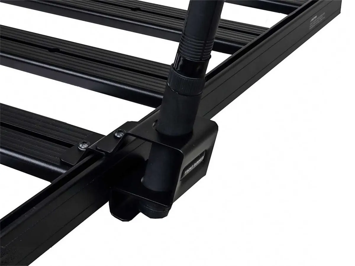 Telescopic Camp Light Rack Bracket; Black Powder Coated; Steel; product image