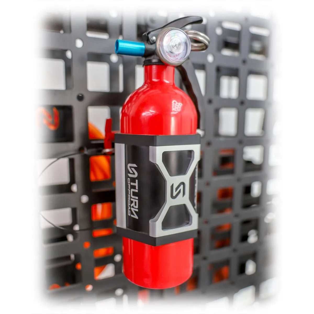Quick Release Fire Extinguisher Mount | Universal Mount + L-Track Mounting Kit product image