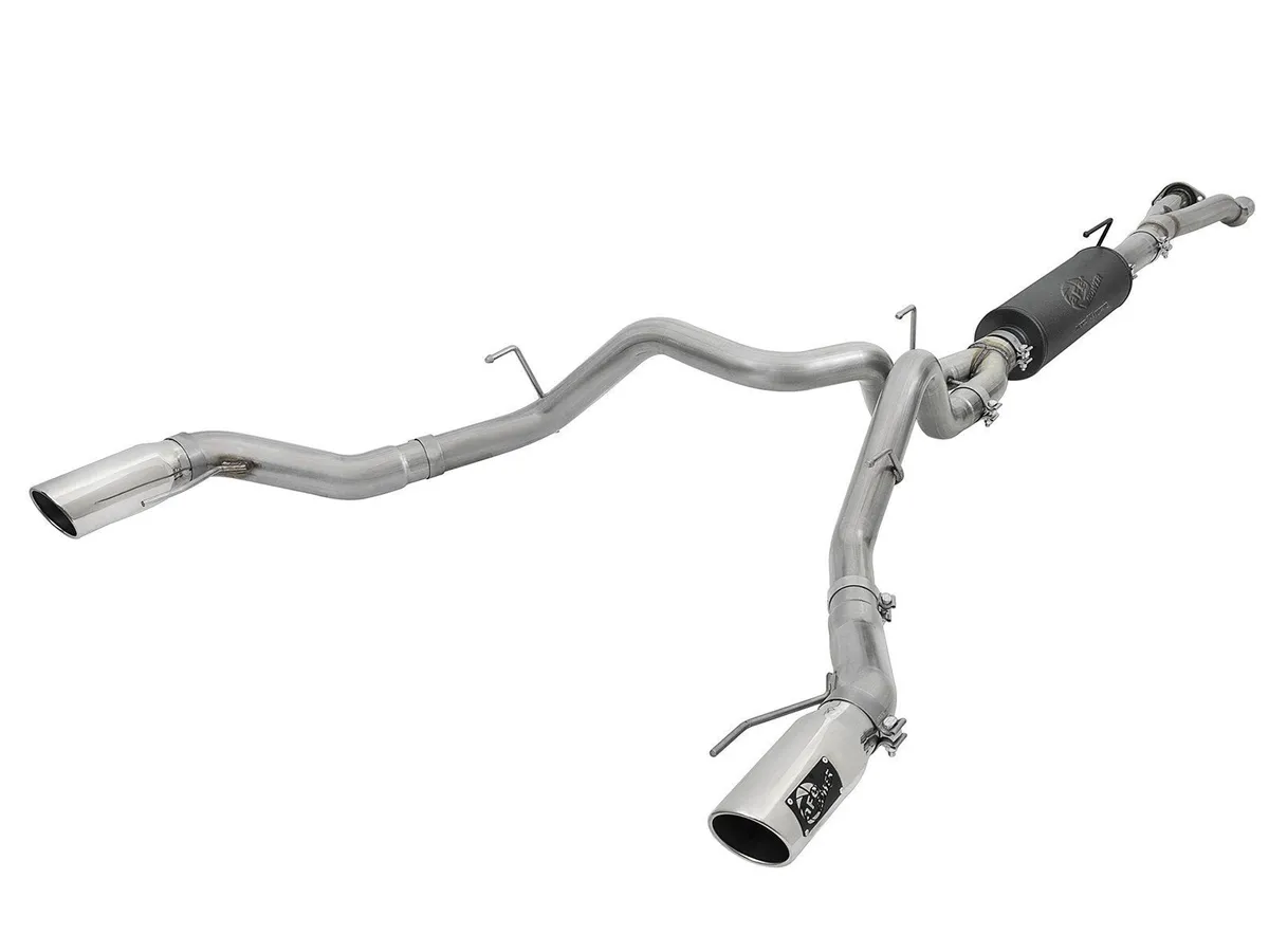 17-20 Ford Raptor MACH Force Xp 3" to Dual 3-1/2" 304 Stainless Steel Cat Back Exhaust System product image
