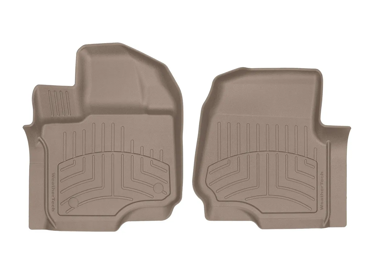 Weathertech 2015 + Ford F-150 SuperCrew and SuperCab Front 3D Floor Mats Tan
