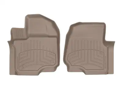 Weathertech 2015 + Ford F-150 SuperCrew and SuperCab Front 3D Floor Mats Tan