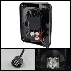 Spyder Auto Spyder Jeep Wrangler JK JKU 07-18 LED Tail Lights - Black
