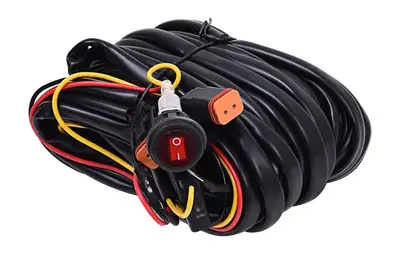 KC HiLiTES KC HiLites Wiring Harness for Two Backup Lights with 2-Pin Deutsch Connectors