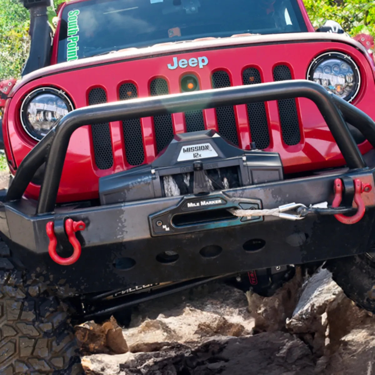 Mission 12K 12,000 lb Recovery Winch with Synthetic Rope Wireless Mile Marker product image