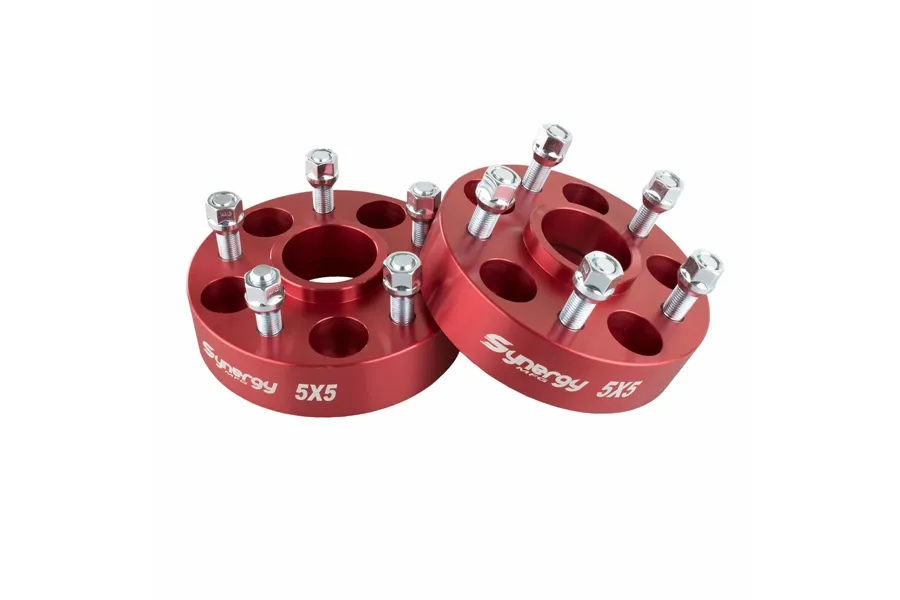 Synergy Manufacturing Jeep JL Hub Centric Wheel Spacers 5X5-1-3/4 Inch Width M14 x 1.50 Stud Size Wrangler JL Synergy MFG