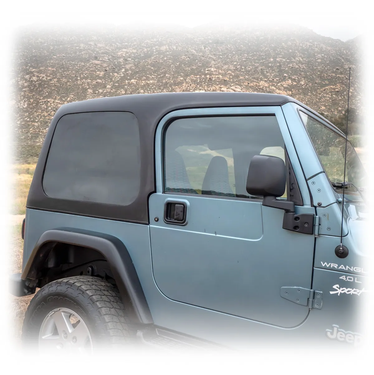 Turn Offroad Squareback Hardtop, Textured Black - 1 Piece - TJ product image
