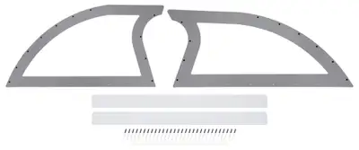Dominator Race Body Sail Panel Pair Late Model Gray