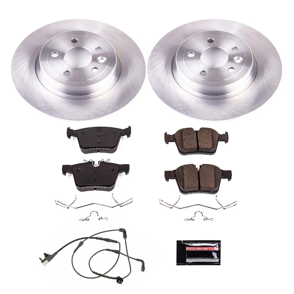 Z17 Direct Replacement Kit: Rotors; Ceramic Pads W/Hardware; Pad Sensors product image
