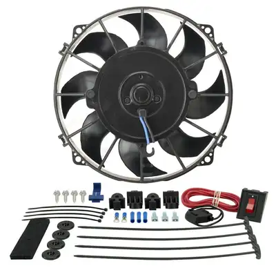 Derale 8 Tornado Electric Puller Fan, Premium Mounting Kit