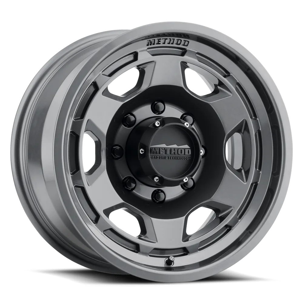 MR708 Bead Grip 17x8.5 0mm Offset 6x5.5 106.25mm Centerbore Gloss Titanium product image