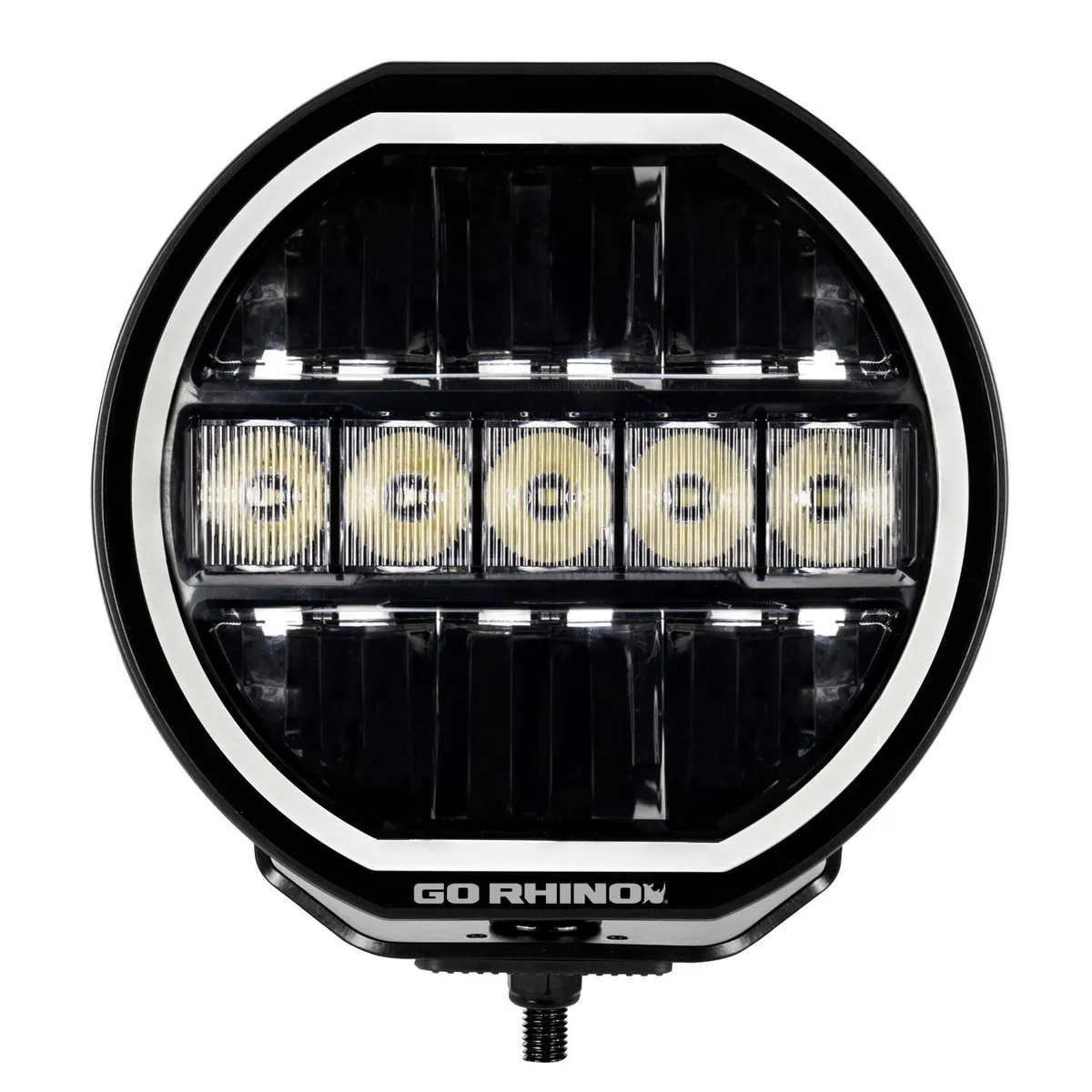 go Rhino 751080711crs Blackout Series - Maxline 7 LED Hi/Low Beam With Multi Daytime Running Light product image