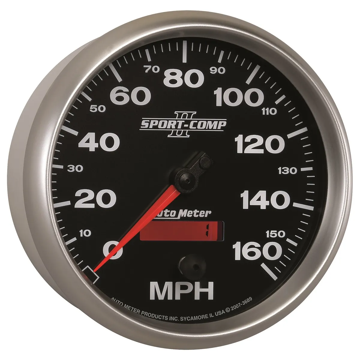 Gauge, Speedometer, 5", 160mph, Elec. Programmable, Sport-Comp II product image
