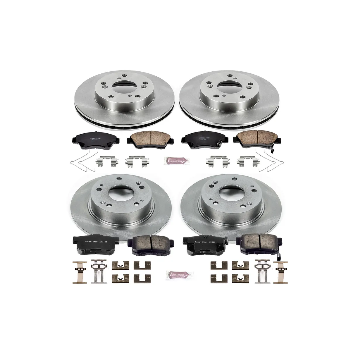Z17 Direct Replacement Kit: Rotors; Ceramic Pads W/Hardware product image