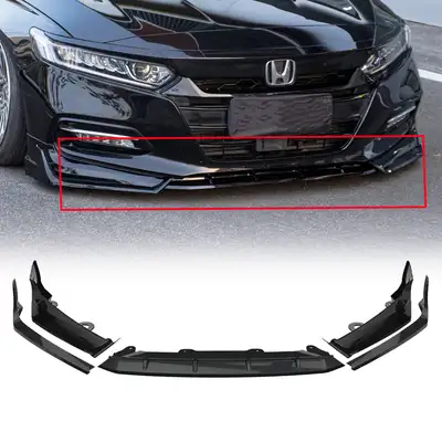 AMERICAN MODIFIED American Modified Aerodynamic Front Lip Spoiler, Black - AMHMBA00203