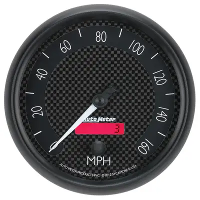 AutoMeter Gauge, Speedometer, 5", 160mph, Elec. Programmable, GT