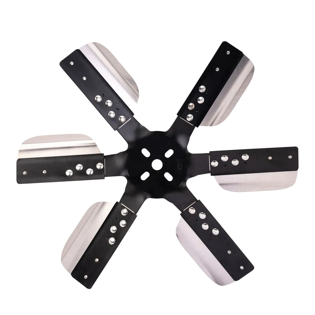 17 Heavy Duty Stainless Steel Reverse Rotation Flex Fan, Black Hub product image