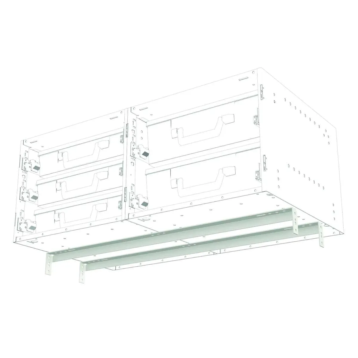 Rola-Case RSBAR/80 – 8 Series Van Shelf Support Bar