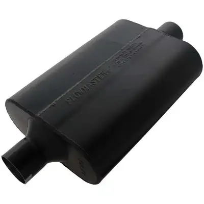 Flowmaster Super 44 Series Muffler 2.25in IN (C) / OUT (C): ea 16 Gauge Aluminized Steel