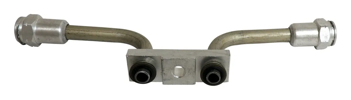 Transmission Cooler Jumper Line Set Jeep 2007-2011 JK Wrangler w 3.8L Engine w 42RLE 545RFE W5A580 Transmission 2007-2018 JK Wrangler w 2.8L Diesel Engine w W5A580 Transmission Transmission Cooler Jumper Line Set product image