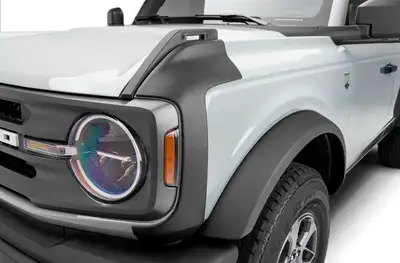 Bushwacker 21c Ford Bronco 2 & 4 Door Trail Armor Front Corner