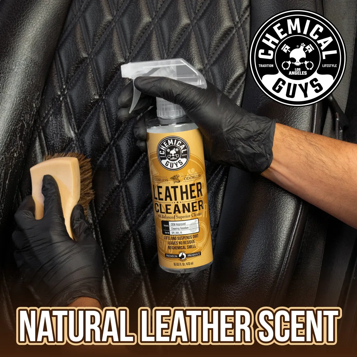 Leather Cleaner OEM Approved Colorless+odorless Leather Cleaner (1 Gal) product image