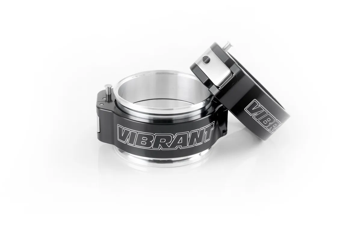 Vibrant Performance - 32540 - PINLESS HD Clamp for 5 in. O.D. Tubing - Anodized Black product image